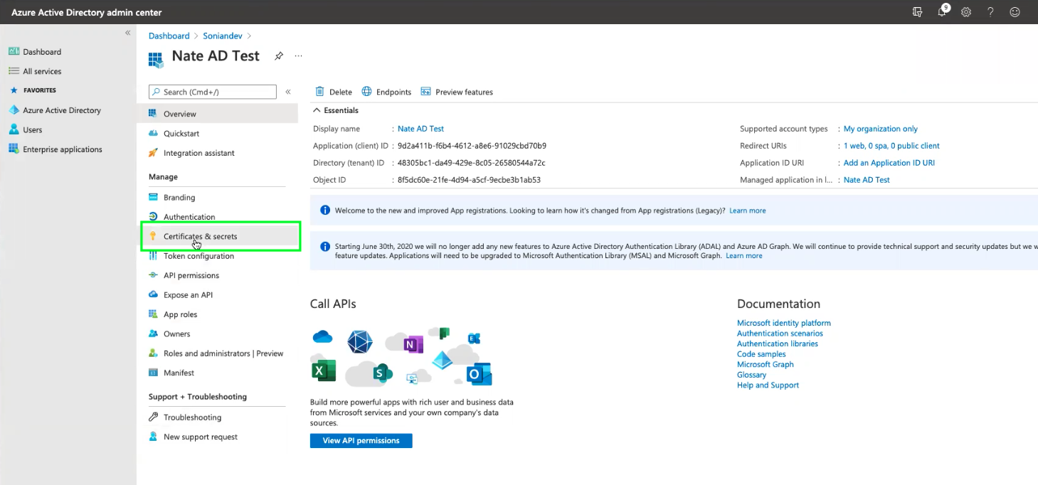 Azure Active Directory Integration - New Portal Setup (May 2022 ...